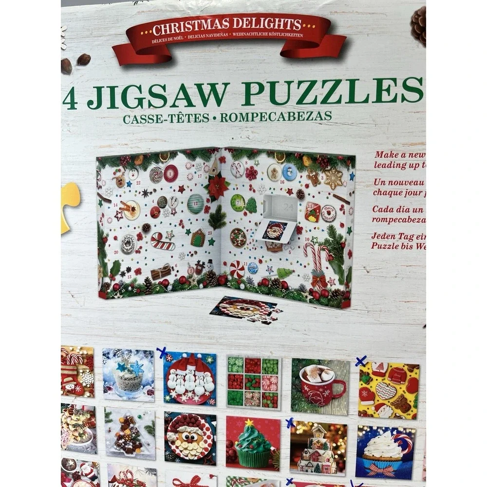 Eurographics: Puzzle Advent Calendar: Christmas Delights - 24 Daily Jigsaws